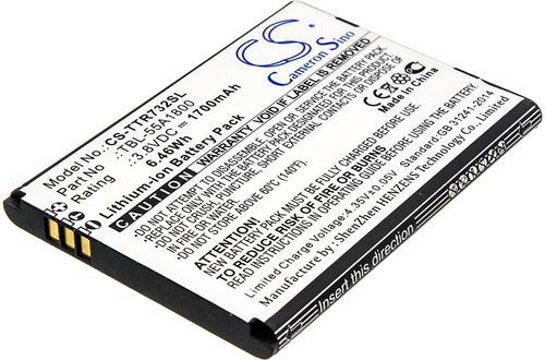 Batteri til TP-Link TBL-55A1800,TBL-55A2000 1700 mAh