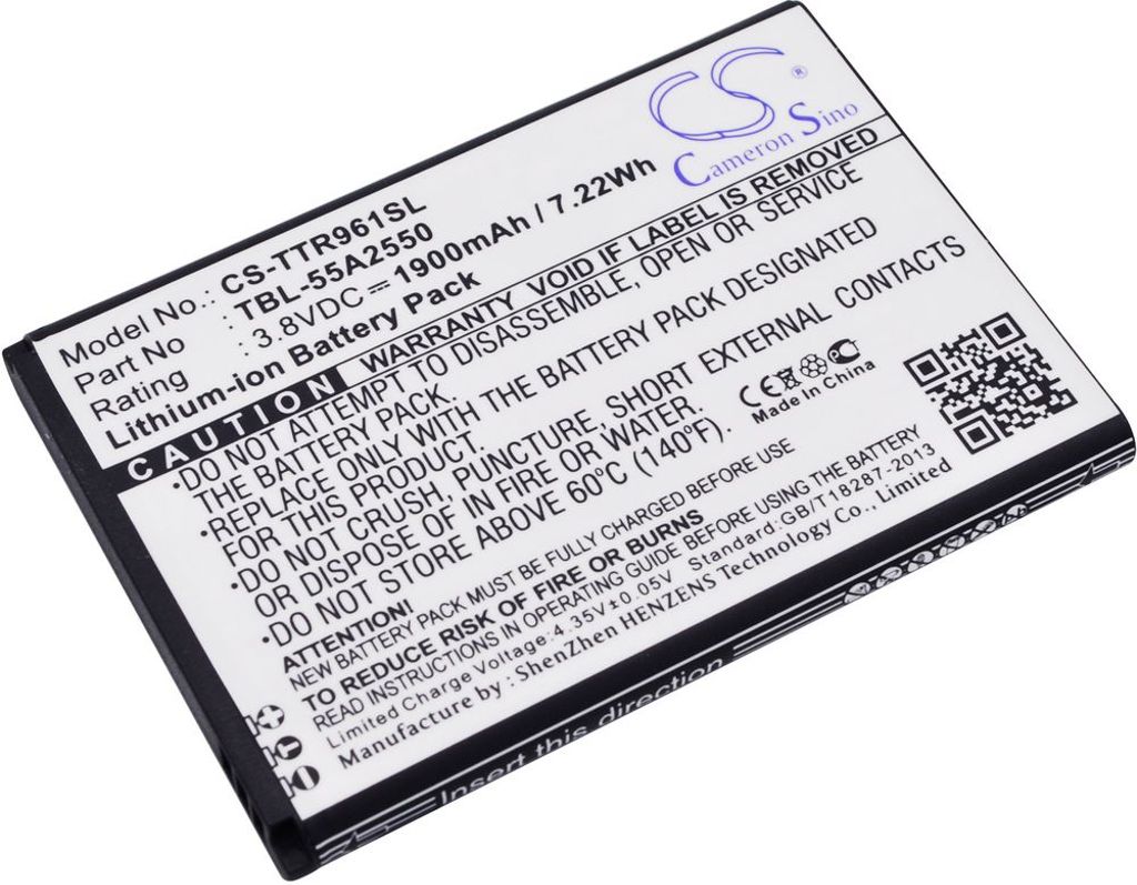 Batteri til TP-Link TBL-55A2550 1900 mAh