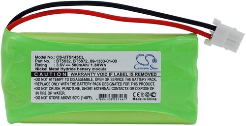 Batteri til V Tech 89-1333-01-00,BT5632,BT5872,80-1333-00-00 500 mAh