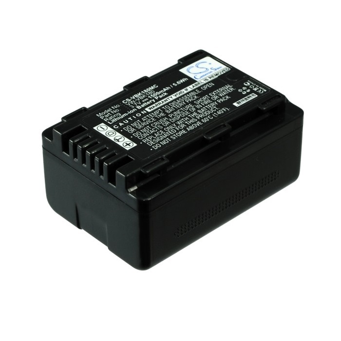 Batteri til Panasonic VW-VBK180,VW-VBK180-K,VW-VBK180E-K (1500mAh)