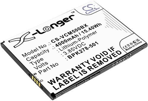 Batteri til VeriFone BPK278-501 4000 mAh