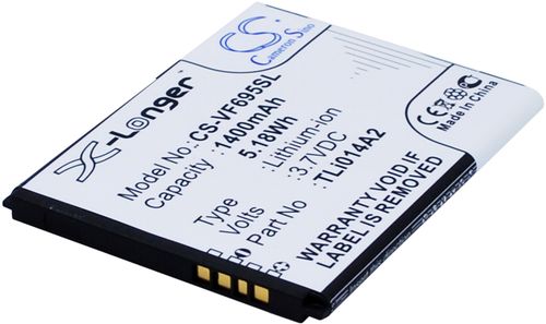 Batteri til Vodafone TLi014A2 1400 mAh
