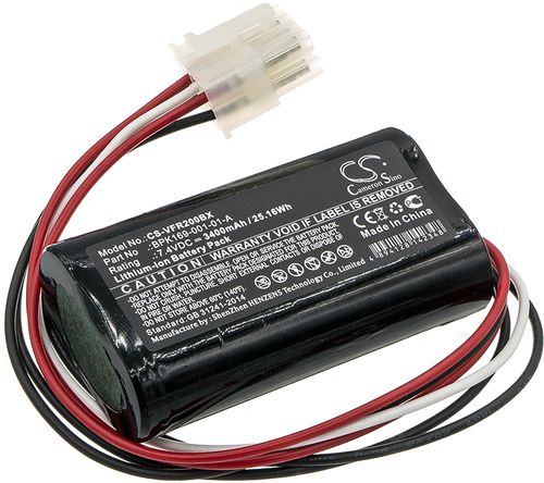 Batteri til VeriFone BPK169-001-01-A 3400 mAh