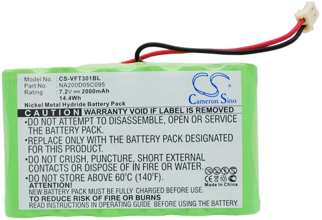 Batteri til VeriFone NA200D05C095 2000 mAh