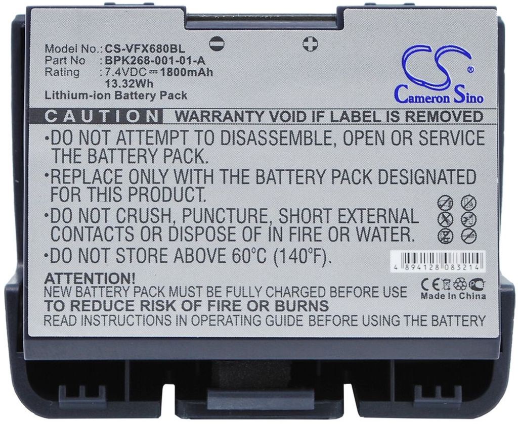 Batteri til VeriFone BPK268-001-01-A 1800 mAh