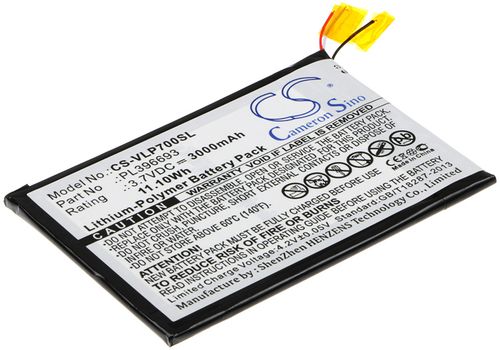 Batteri til Visual Land PL396693 3000 mAh