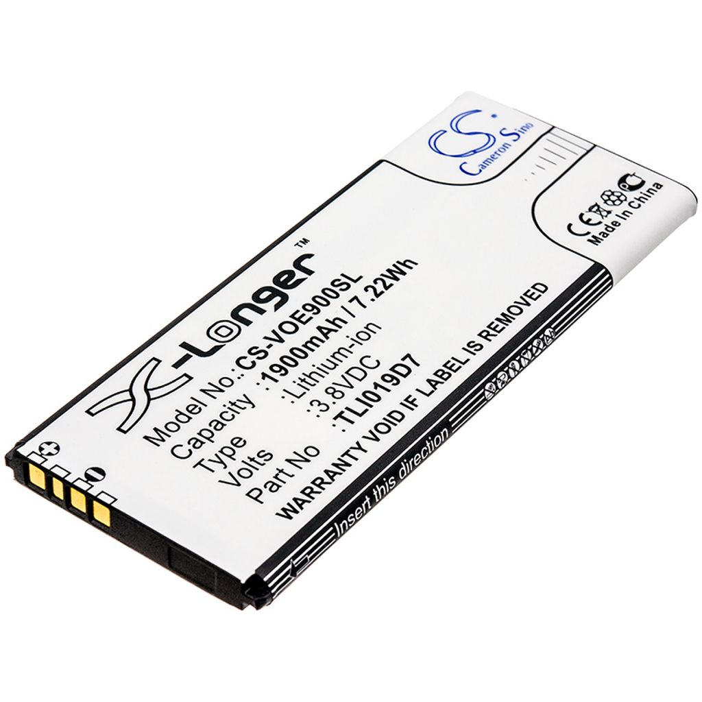 Batteri til Vodafone TLI019D7 1900 mAh
