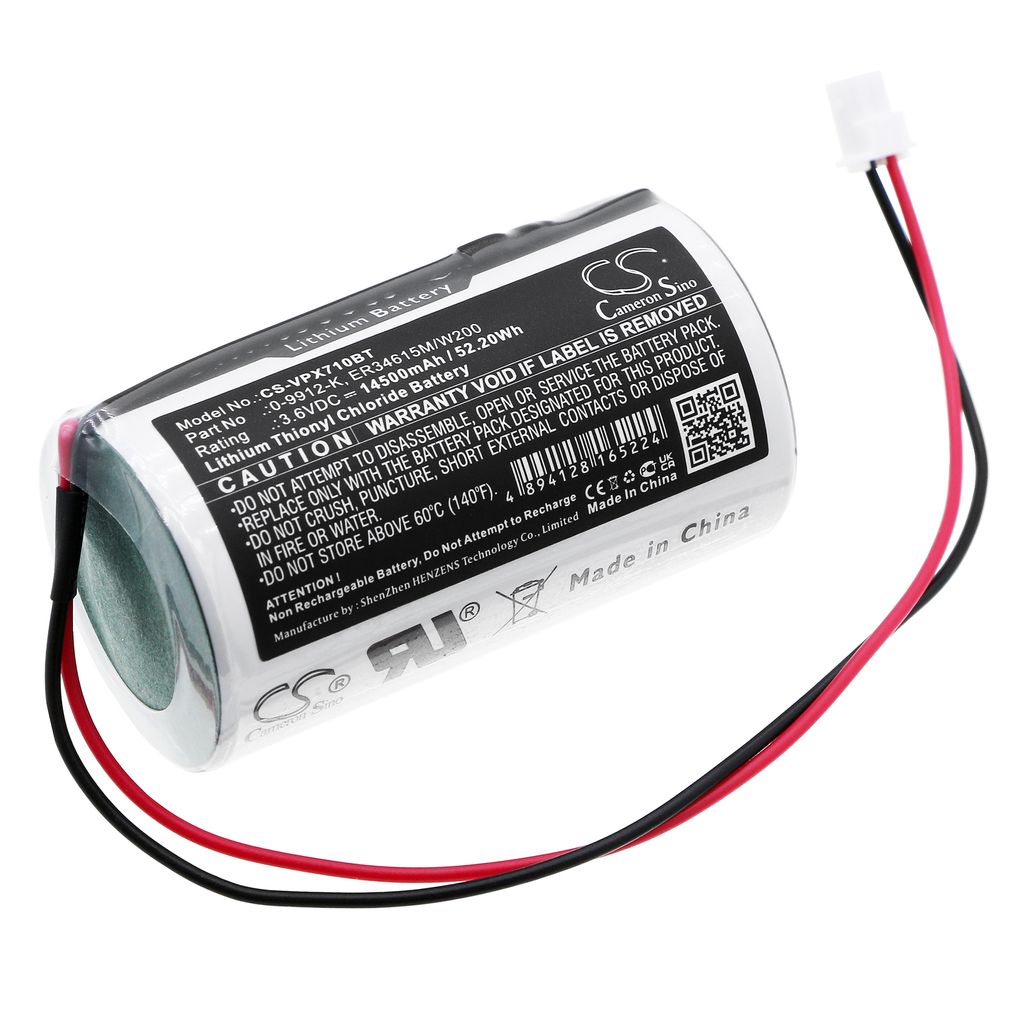 Batteri til Visonic 0-9912-K,ER34615M/W200,09912K,88030498,ER34615M,ER34615M/W200(A),U-ER34615M/W200,U-ER34615M/W200(A), 14500 mAh