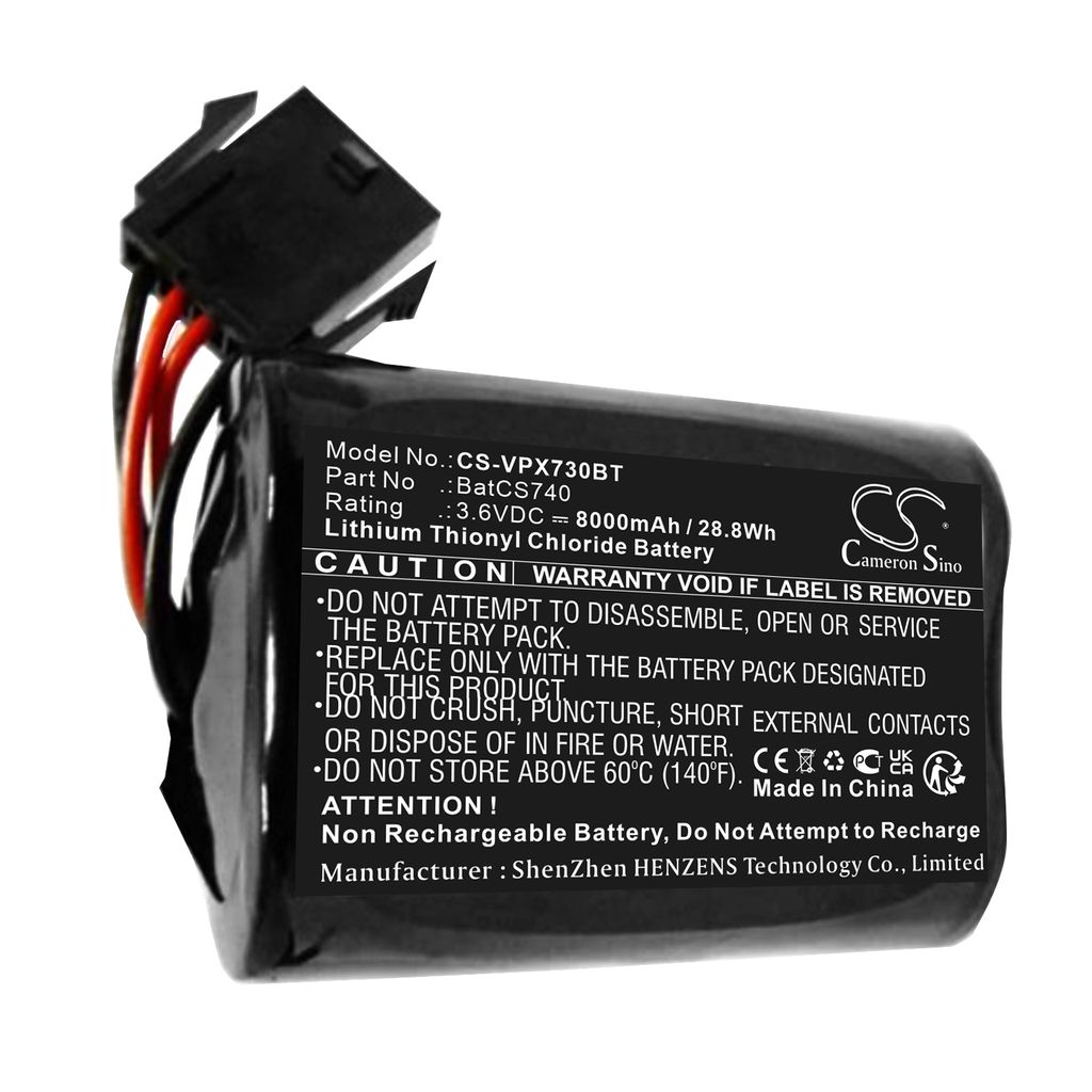 Batteri til Visonic BatCS740,K-305177 8000 mAh