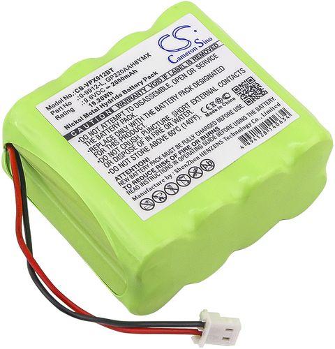 Batteri til Visonic 0-9912-L,GP220AAH8YMX,GP180AAM8YMX,GP130AAM8YMX 2000 mAh