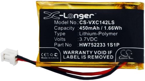 Batteri til Vancouver HW752233 1S1P 450 mAh
