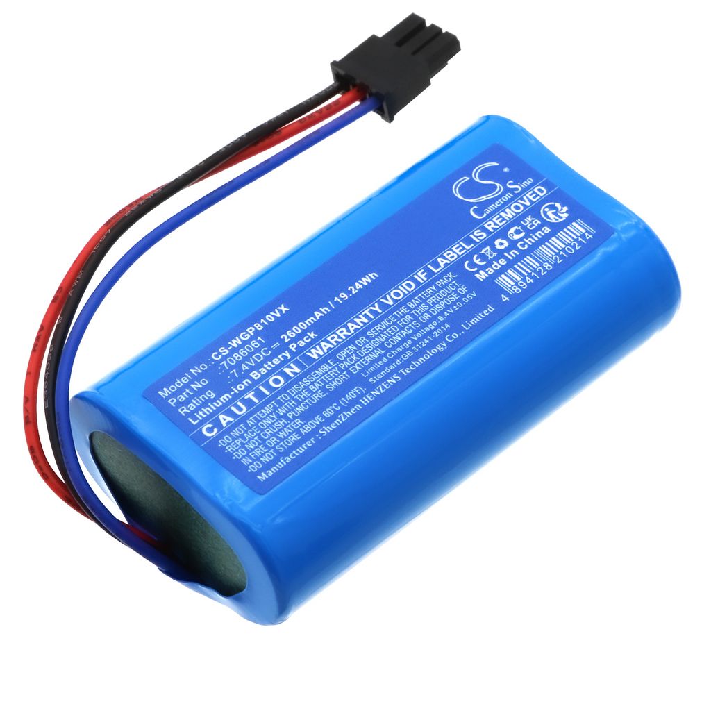 Batteri til Wolf Garten 7086061 2600 mAh