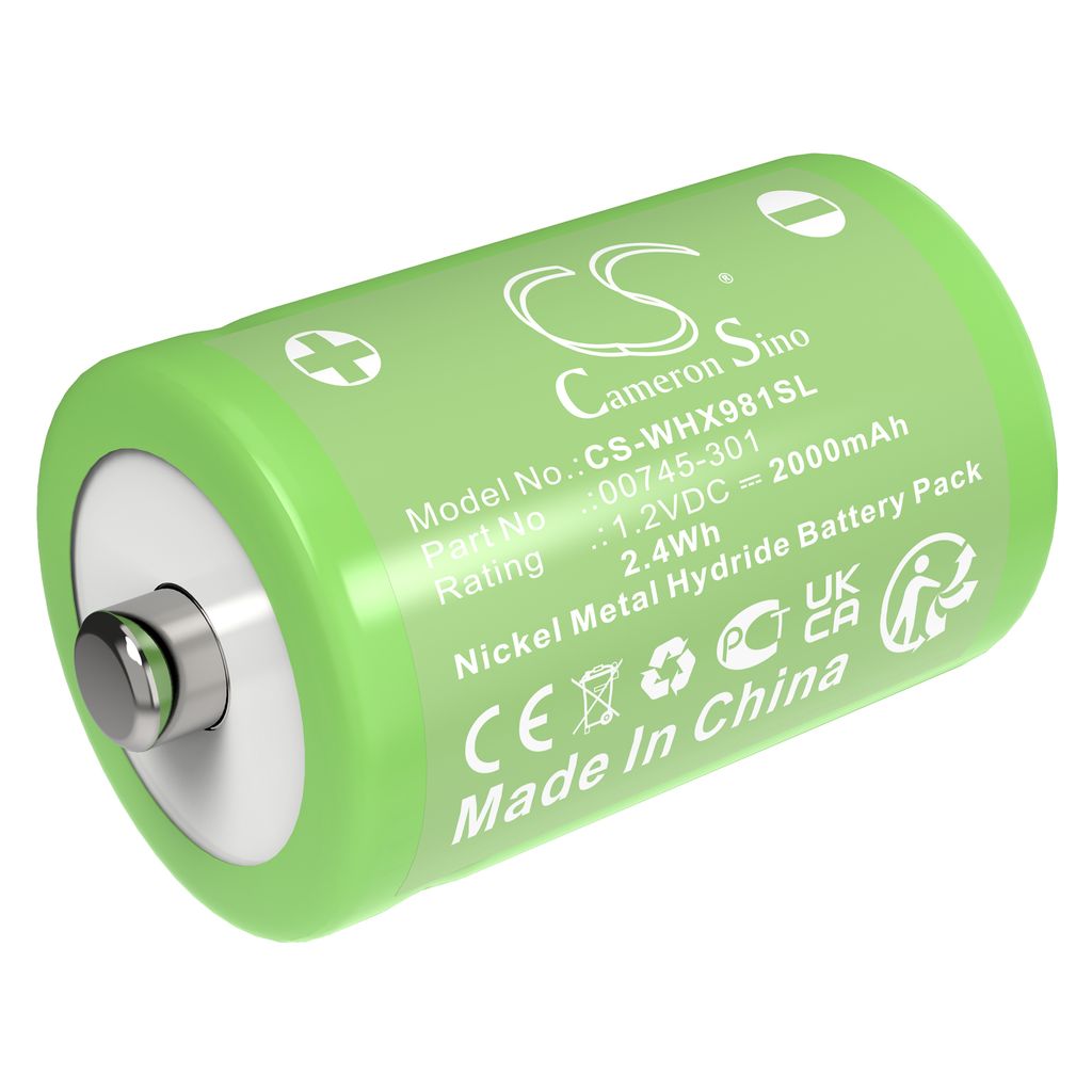 Batteri til Wahl 00745-301,23-9034,415745-101,93148-100,960-0498 2000 mAh