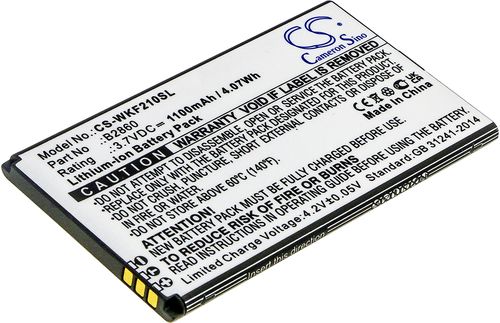 Batteri til Wiko B2860 1100 mAh