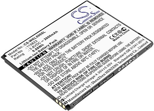 Batteri til Wiko 115823 2600 mAh