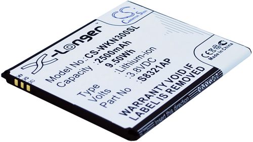 Batteri til Wiko SLIDE,S8321AP 2500 mAh