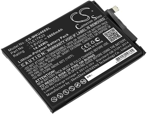 Batteri til Wiko TLE17K22 3800 mAh