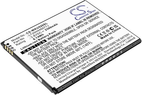 Batteri til Wiko LT25H446077J 2300 mAh