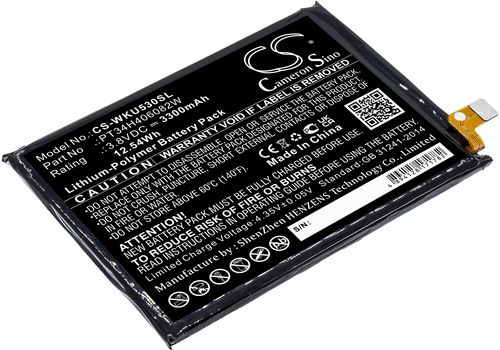Batteri til Wiko PT34H406082W 3300 mAh