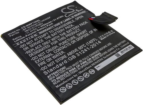 Batteri til Wacom 0B23-011P0RV,BP-McAllan-31/4630SP 4550 mAh