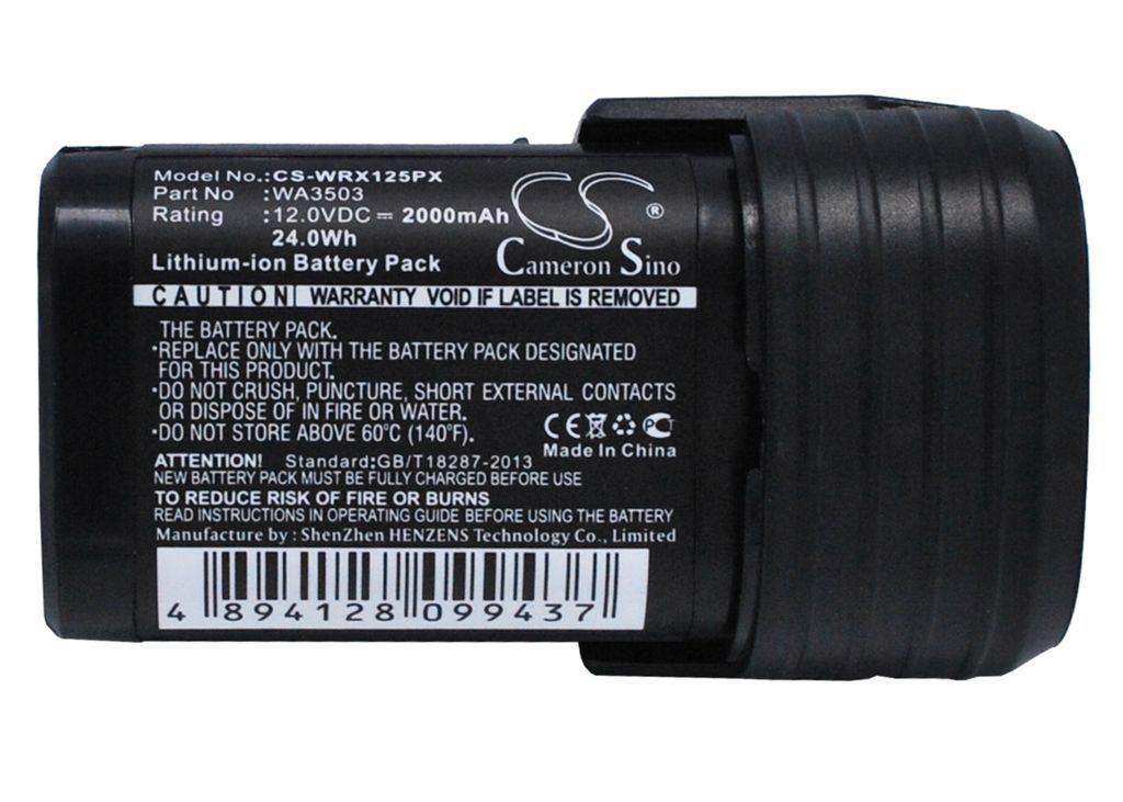 Batteri til Worx WA3503,WA3509 2000 mAh