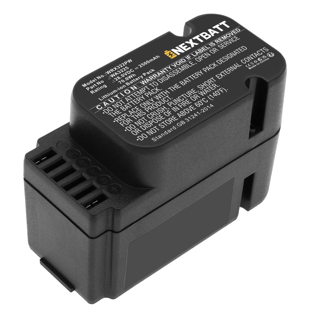 Batteri til Worx WA3225,WA3226,WA3565 2500 mAh