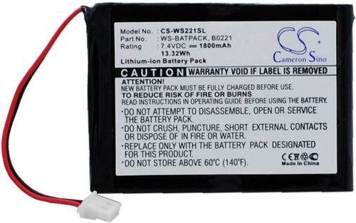 Batteri til William WS-BATPACK,B0221 1800 mAh