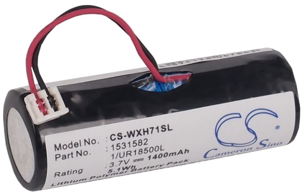 Batteri til Wella 1531582,1/UR18500L 1400 mAh