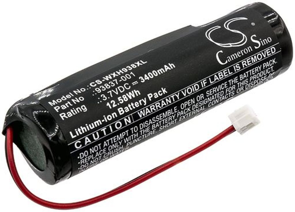 Batteri til Wahl 93837-001,93837-200,3024975 3400 mAh