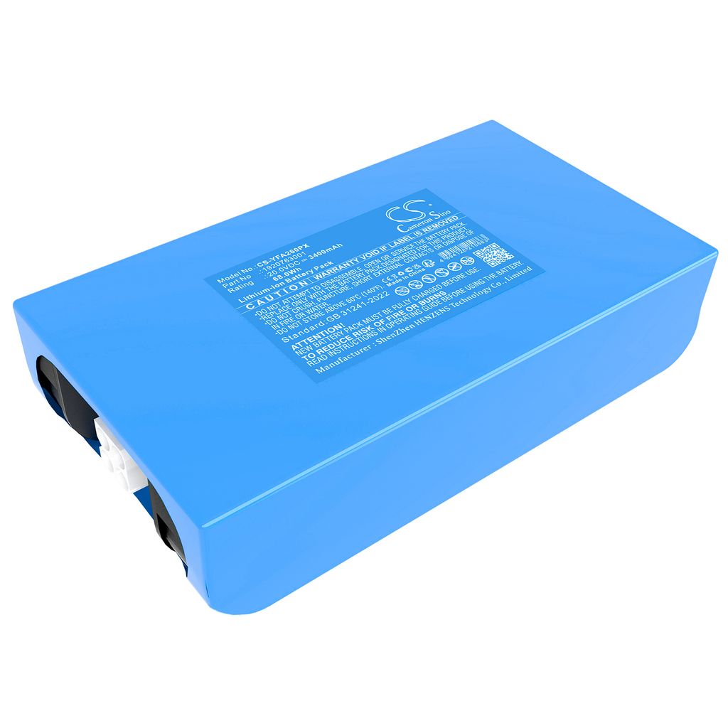 Batteri til Yard Force 1920763001,1920625 3400 mAh