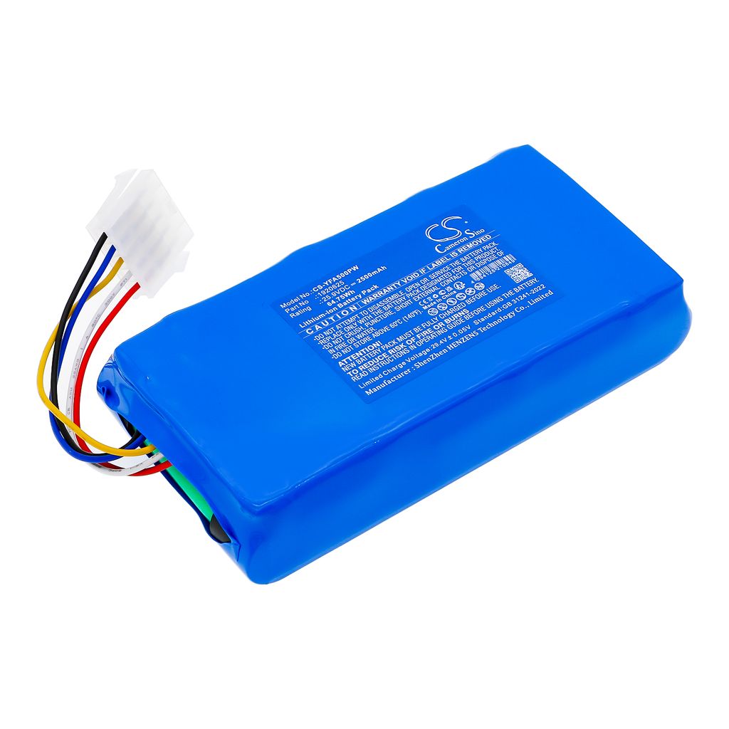 Batteri til Yard Force 1920625,1958624001,1920624 2500 mAh