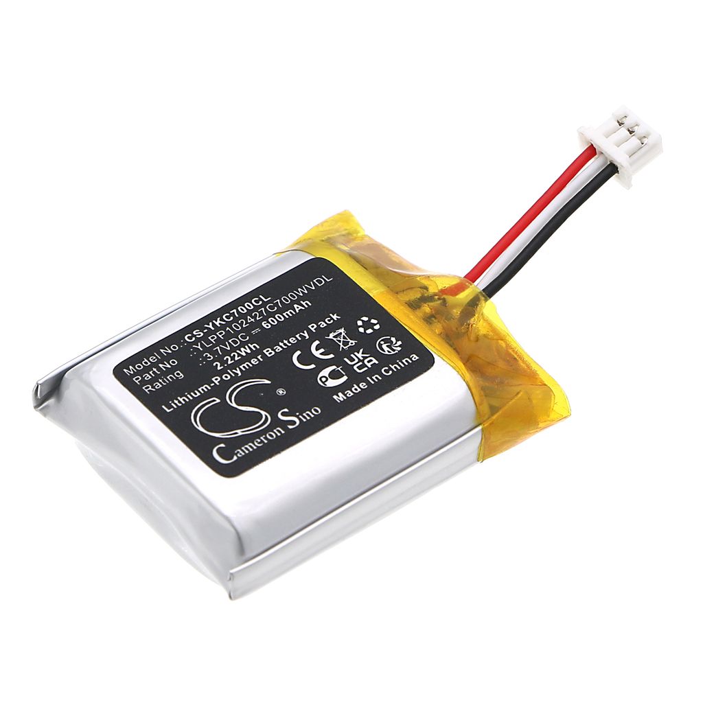 Batteri til Yealink YLPP102427C700WVDL 600 mAh