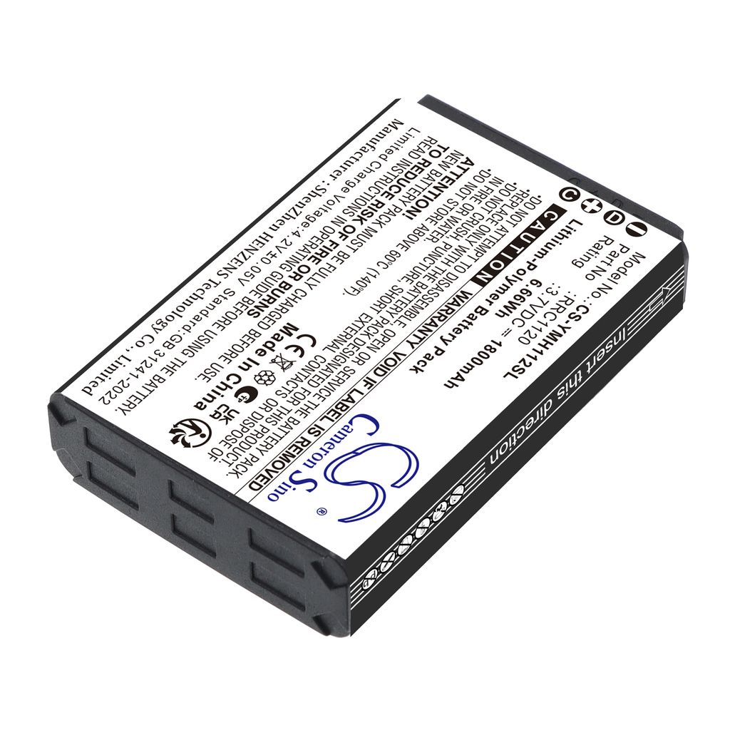 Batteri til Yamaha RRC1120,RM-WBT 1800 mAh