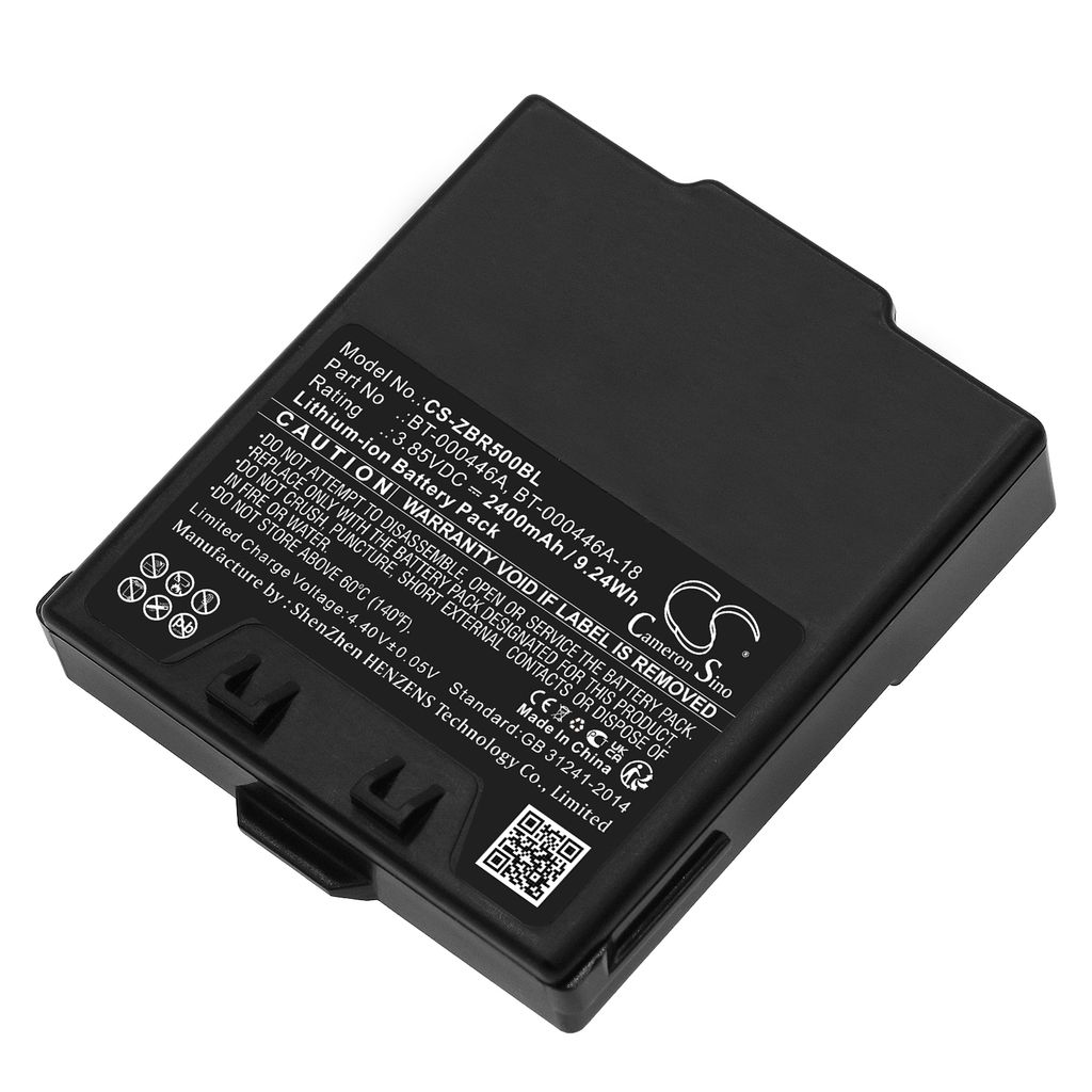 Batteri til Zebra BT-000446A,BT-000446A-18 2400 mAh
