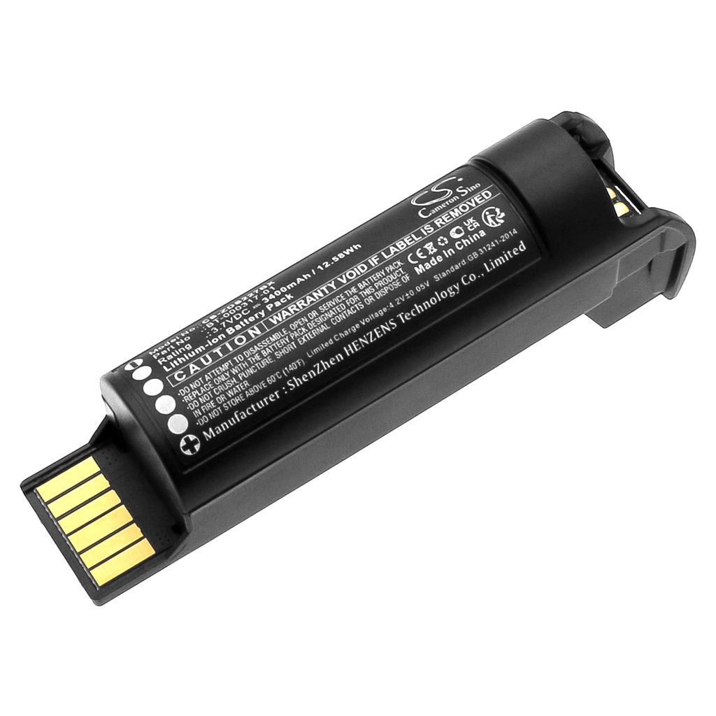 Batteri til Zebra BT-000317-01,BTRY-DS22EAB0E-00 3400 mAh