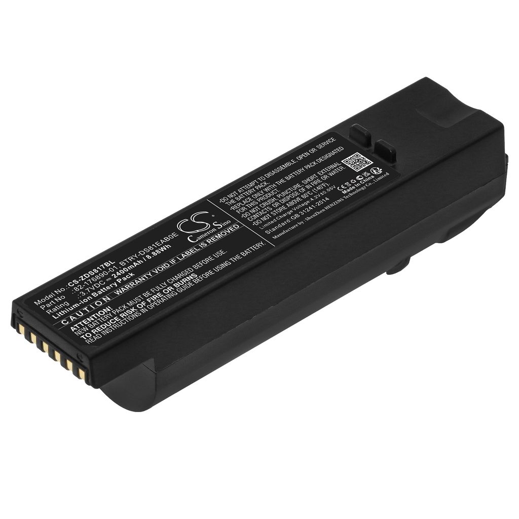 Batteri til Zebra 82-176890-01,AS-000231,BTRY-DS81EAB0E 2400 mAh