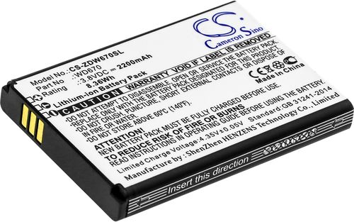 Batteri til MTC B1501 2200 mAh