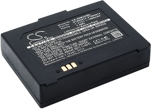 Batteri til Zebra P1002512,P1002514,AK18913-001 1000 mAh