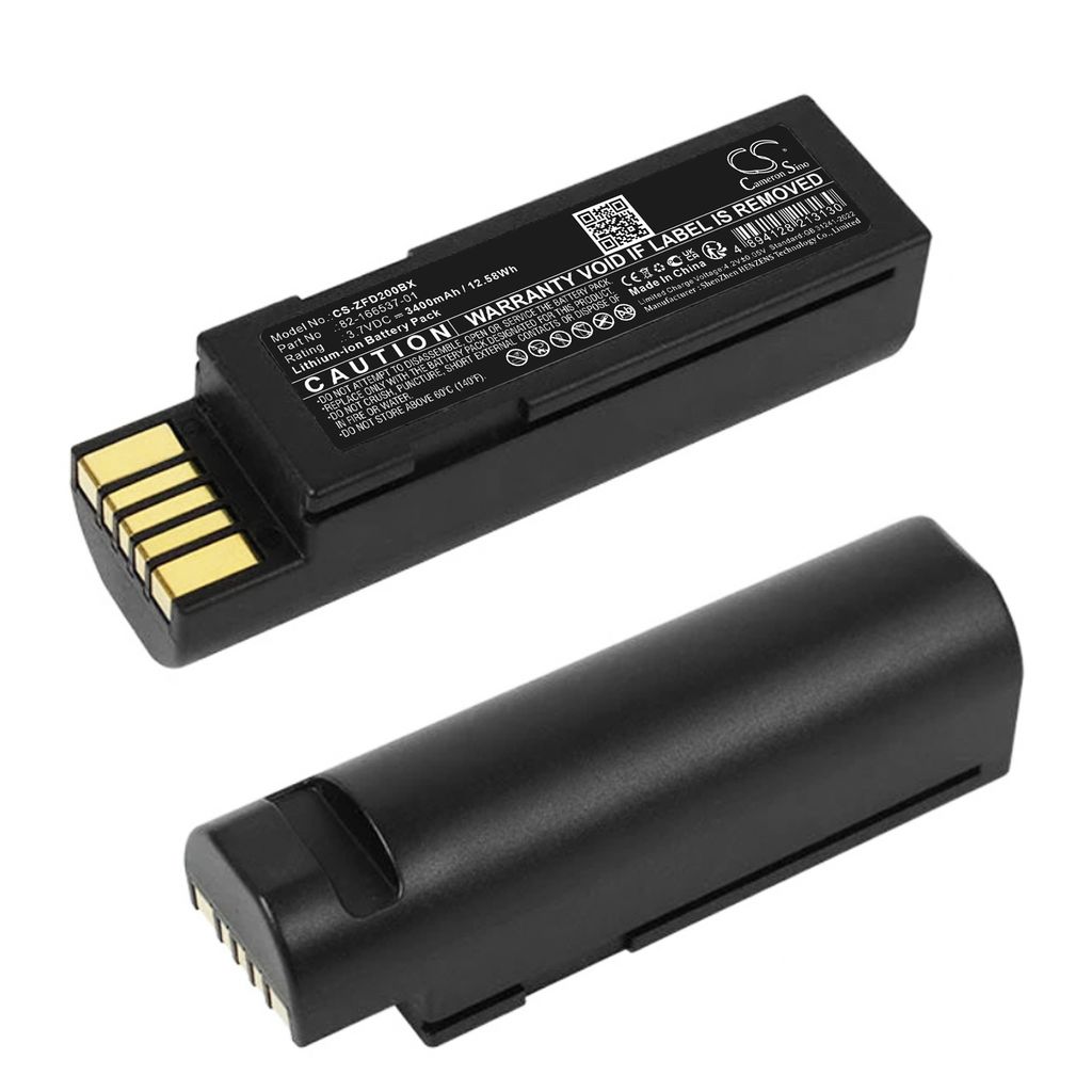 Batteri til Zebra 82-166537-01,BT-000341-01,BTRY-RF20GAB0E-00 3400 mAh