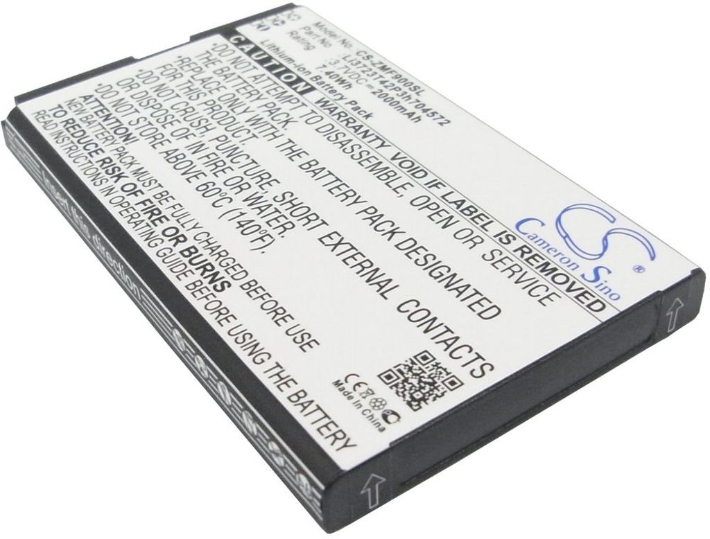 Batteri til ZTE Li3723T42P3h704572,Li3720T42P3h704572 2000 mAh