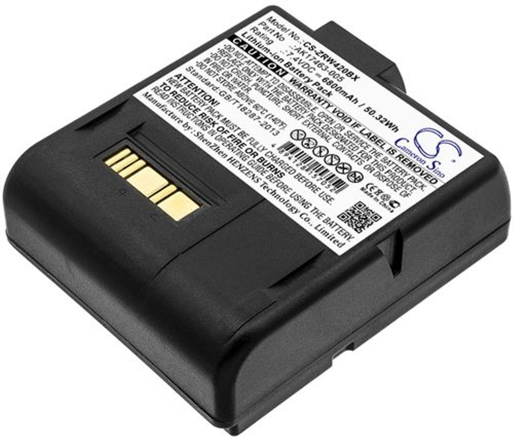 Batteri til Zebra AK17463-005,CT17102-2 6800 mAh