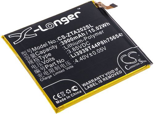 Batteri til ZTE Li3939T44P8h756547 3900 mAh