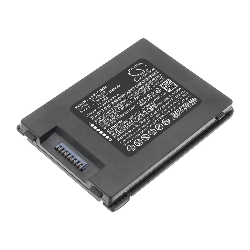 Batteri til Zebra BT-000473, BTRY-TC2L-2XMAXX-01 3700 mAh