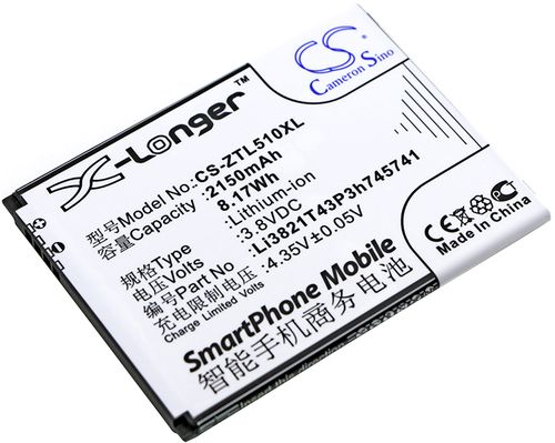 Batteri til ZTE Li3821T43P3h745741 2150 mAh